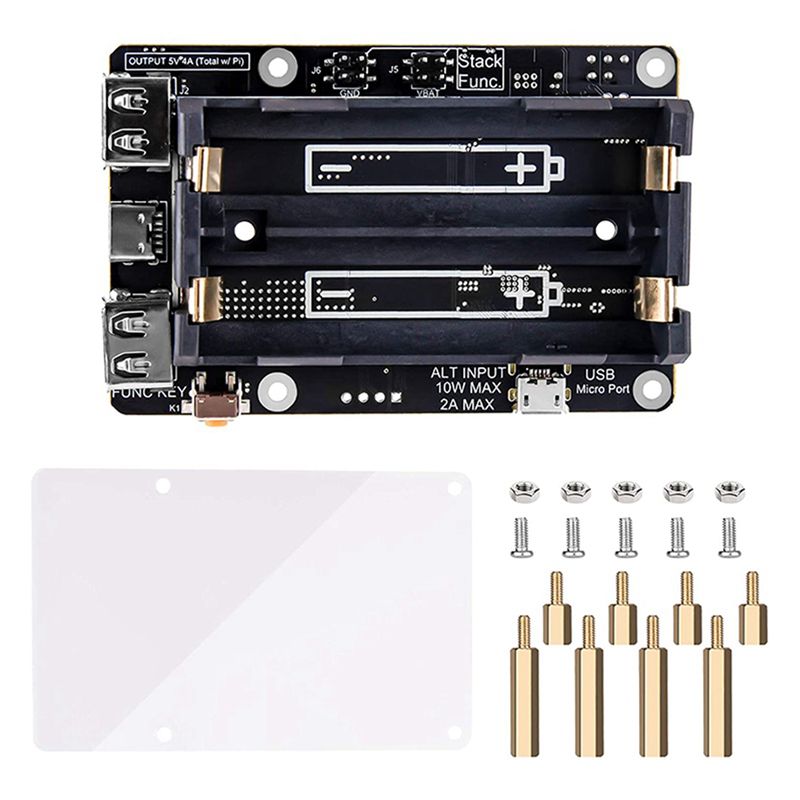 Raspberry Pi Uninterrupted Power Supply Ups 18650 - Alimentatore UPS 2X per Raspberry Pi