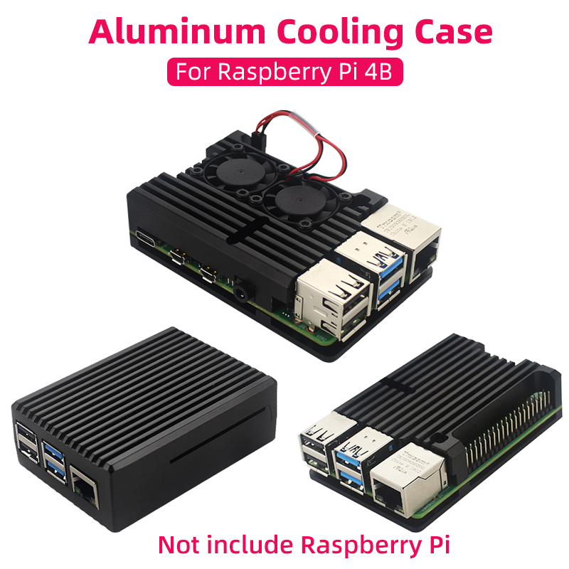 Raspberry Pi Water Cooling Kit - Custodia in alluminio per Raspberry Pi
