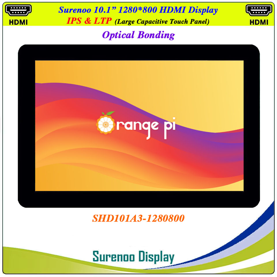Raspberry Pi 10.1 Inch Capacitive Touch Screen Ips - Display LCD da 10.1 Pollici 1280*800