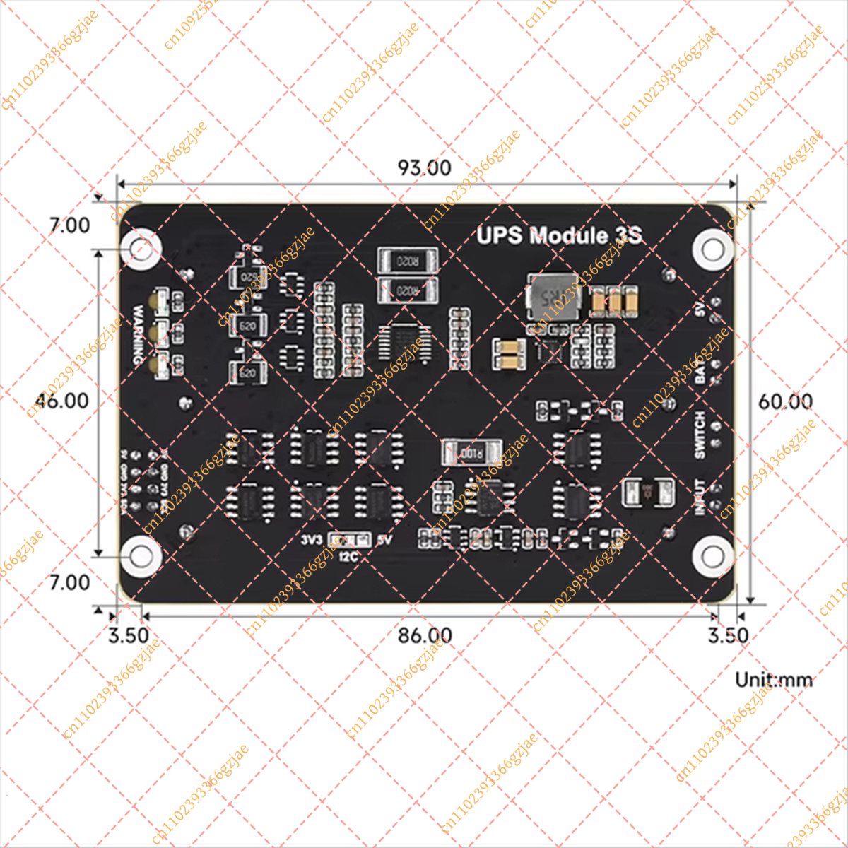 Raspberry Pi Uninterrupted Power Supply Ups 18650 - FY Persevering - UPS HAT per