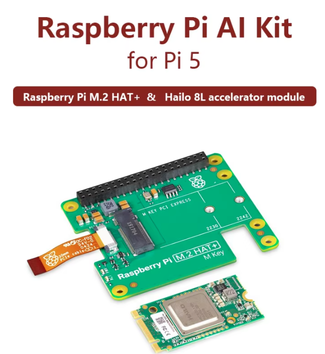 Raspberry Pi Ai Kit Hailo-8L - Kit Ufficiale Raspberry Pi 5 AI
