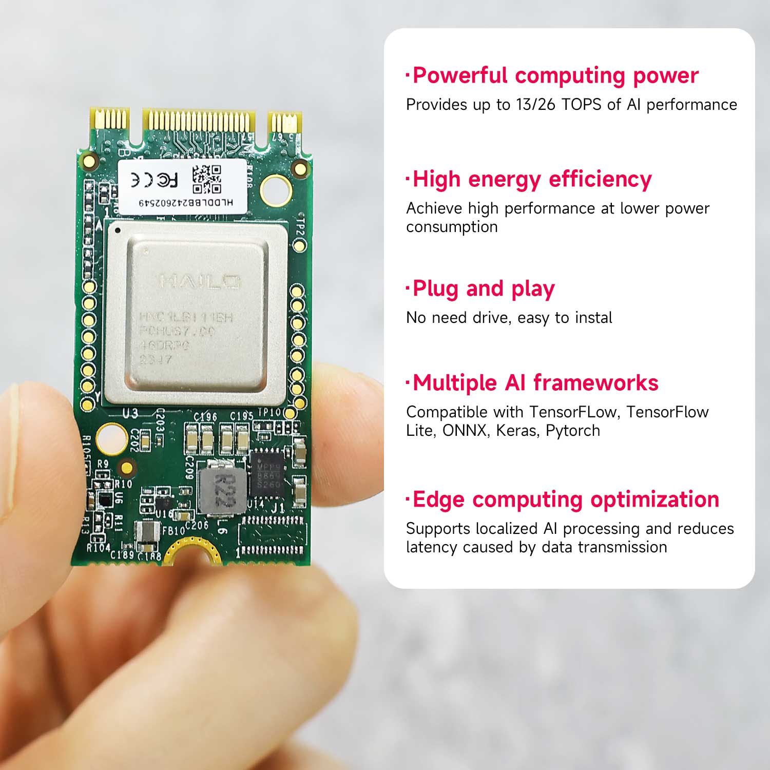 Hailo 8/8l Modulo di Acceleraz - Raspberry Pi Ai Kit Hailo-8L recensione e prezzo