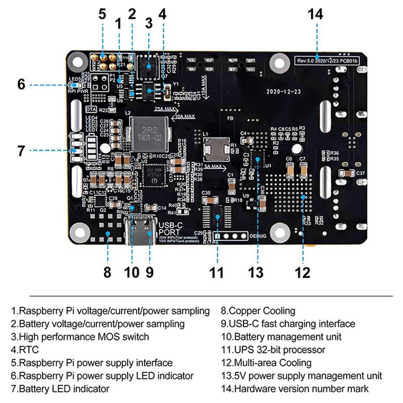 Alimentatore UPS 2X per Raspbe - Raspberry Pi Uninterrupted Power Supply Ups 18650 recensione e prezzo
